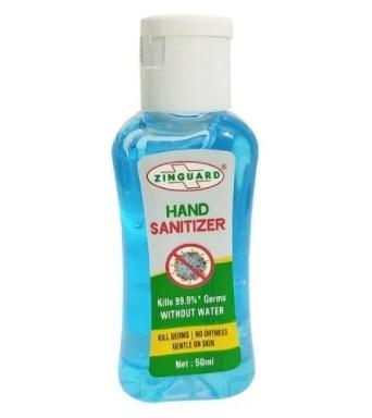50 ml Zinguard Hand Sanitizer