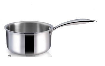 3 Ply Stainless Steel Sauce Pan 16cm (1.5Litres)