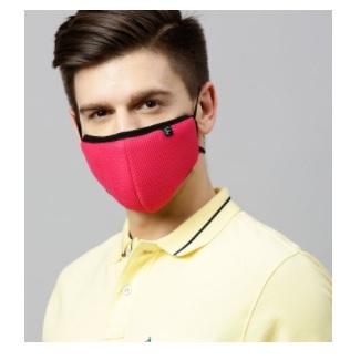 F95 Adjustable Headband Face Mask (Mesh Pink)