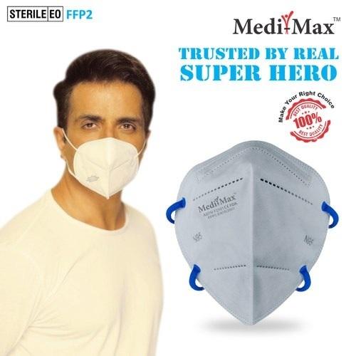 Medi-Max N95 Respirator Face Mask Pro With Head Band Strap l STERILE EO L