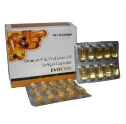 Vitamin E And Cod Liver Oil Softgel Capsules