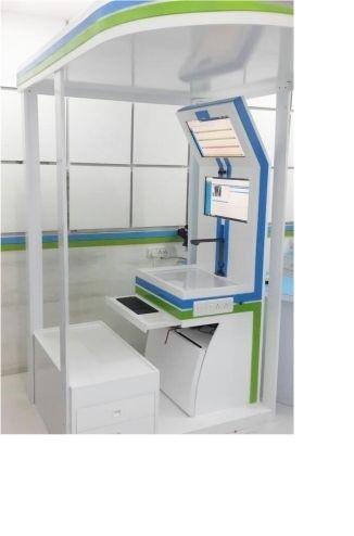 Health Kiosk Tele Consultation setup with integrated medial Equipmentâs