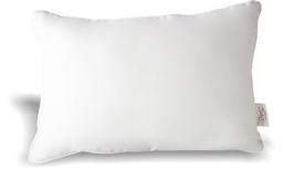 White, Polyester Fiber Filled Pillow 