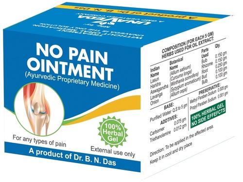 NO PAIN OINTMENT - FOR ANY TYPES OF PAIN