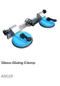 Glass gluing clamp