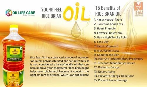 YOUNG FEEL 2L (RICE BRAN OIL) PRICE-280Rs   2LTR
