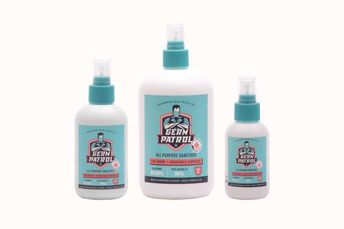 Germ Patrol - All Purpose Sanitiser  (Safe of Hands & Surfaces) 80% Ethyl Alcohol IP. 
