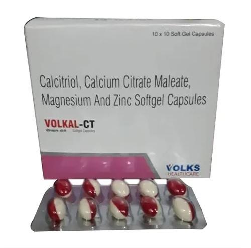 Calcitriol Calcium Citrate Maleate Magnesium And Zinc Softgel Capsules