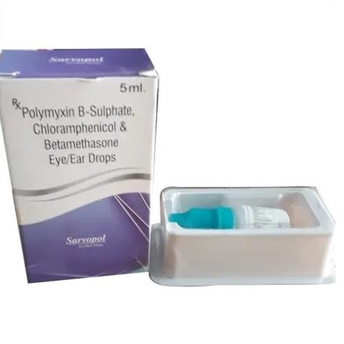 5 ml Polymyxin B Sulphate Chloramphenicol and Betamethasone Eye Ear Drop