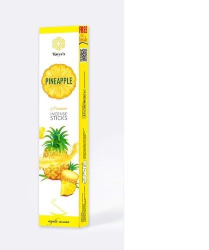  Koyas Pineapple Agarbathi Fragrance Pooja (Home/Office/Party) Pack-6, Each Pack of 100 GMS.