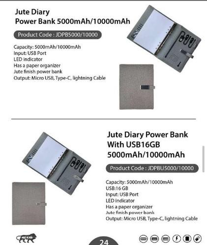 Jute Dairy Power Bank