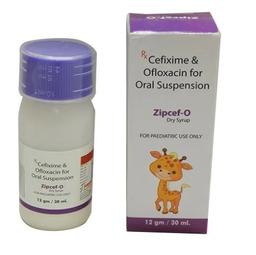 30 ml Cefixime And Ofloxacin Oral Suspension Dry Syrup