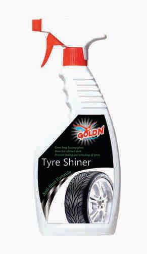 Tyre shiner spray