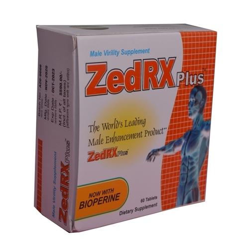 ZedRX Plus - Health Supplement - One Box - 60 Tablets !