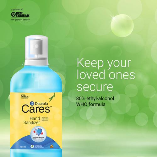 Daurala Cares Sanitizer with Nano Mist Spray - 500 ml