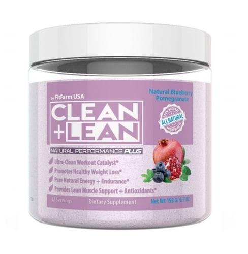 CLEAN+LEAN Natural Pre-Workout (Blueberry Pomegranate Flavour)