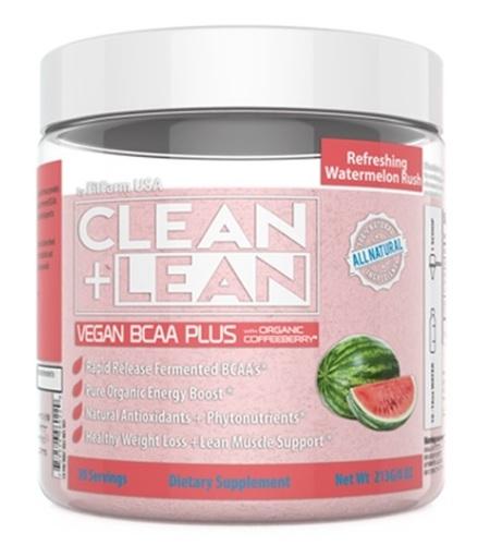 CLEAN+LEAN Vegan BCAA Plus Plant Fermented BCAA Booster