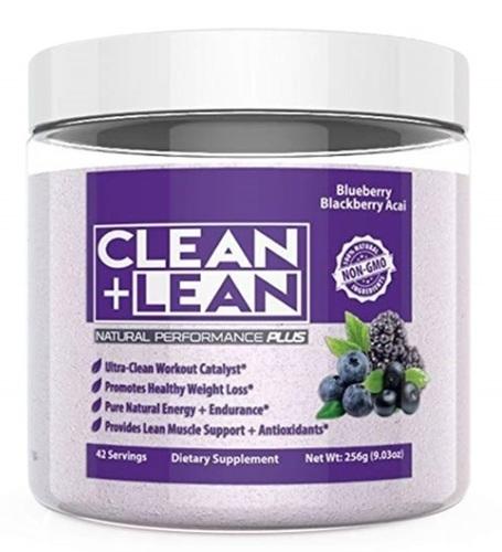 CLEAN+LEAN Natural Pre-Workout (Blue Berry, Blackberry, ACAI Flavour)