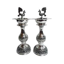 925 Silver Oxidised Antique Pooja Items