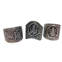 925 Silver Oxidised Antique Bracelet