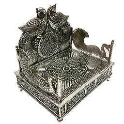 925 Silver Decractive Oxidised Singhasan