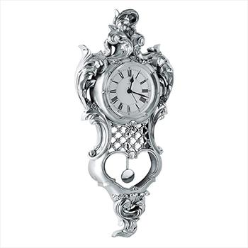 925 Silver Antique Handicraft Wall Clock 