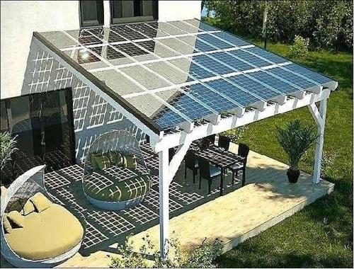 Pergola Roof Top Solar Installation