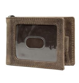 Teakwood Leather Hunter Brown Color Money Clip