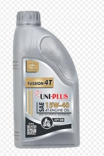 UNI-PLUS  FUSSION 4T 15W-40 API SM  SEMI SYNTHETIC  MOTOR CYCLE ENGINE OIL (1LTR)