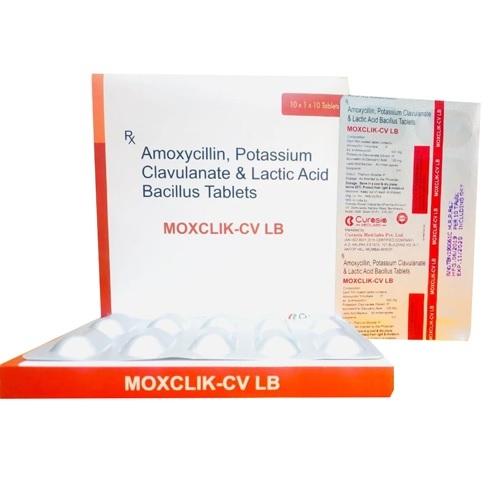Amoxycillin Potassium Clavulanic and Lactic Acid Bacillus Tablets