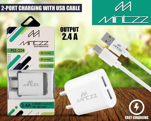 2-Port Charging with USB Cable
