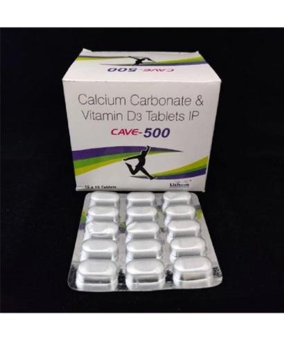 Calcium Carbonate and Vitamin D3 Tablets IP
