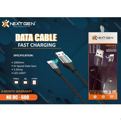 LED Light Fast Charging Data Cable