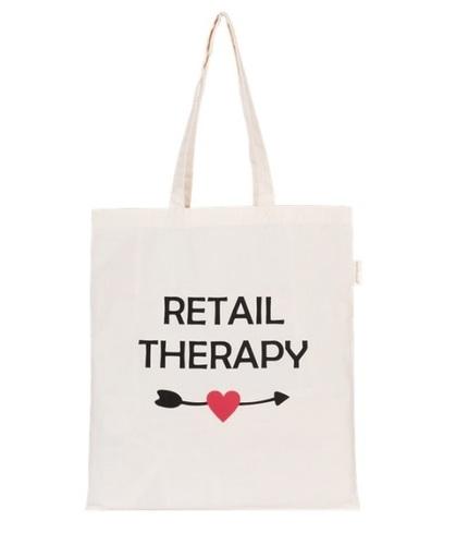 Retail Therapy - Inspirational Tote Bag