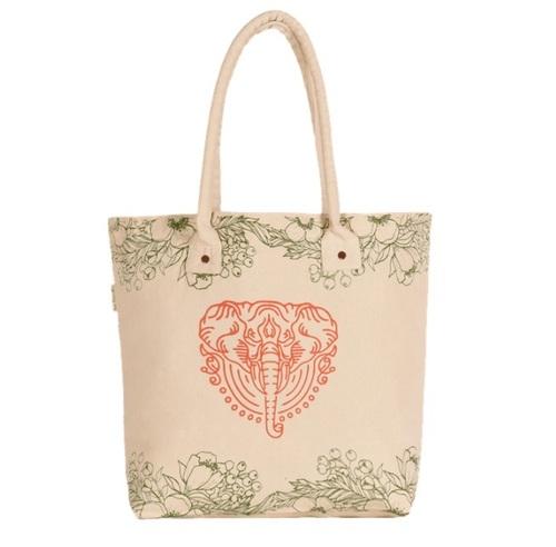 Floral Tusker - Totally Tote Bag