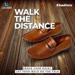 Lazard Men Brown Derby Casual Shoe