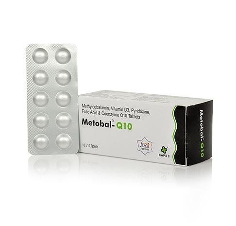 Methylcobalamin, Vitamin D3, Pyridoxine, Folic Acid And Co-Enzyme Q10 Tablets