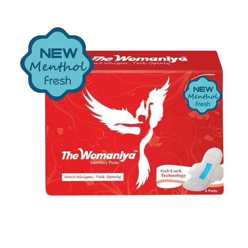 The Womaniya Dry Net (New Menthol Fresh) Sanitary Pads