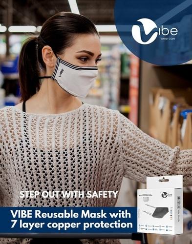 Vibe Reusable Headband Mask