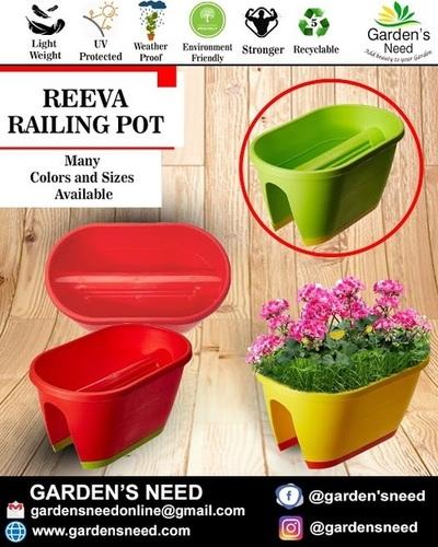 Reeva Railing Pot
