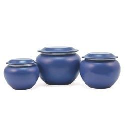 Sky Blue Pagoda Small Pet Cremation Urn - Engravable		