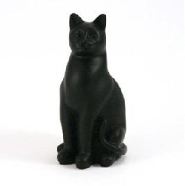 Black Elite Cat Cremation Urn
