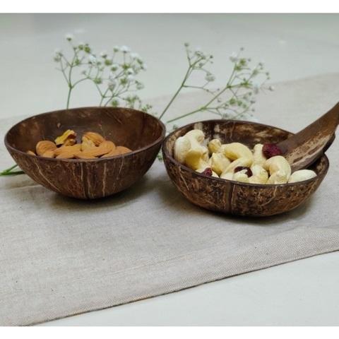 Coconut Shell Snack Bowls