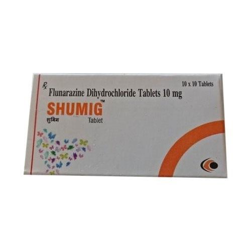10 mg Flunarizine Dihydrochloride Tablet
