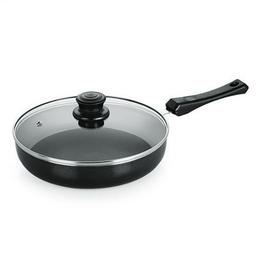 Nirlon Induction Frying Pan With Glass Lid
