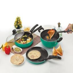 Nirlon Greenchef Granite Cookware Combo Gift Set