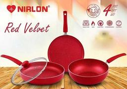 Nirlon Red Velvet Cookware Gift Set