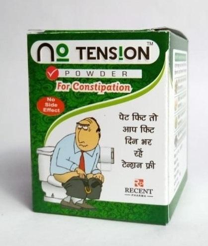 Herbal powder for constipation - No Tension Powder