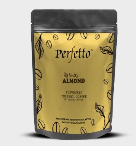 Perfetto Almond Flavoured Coffee Pouch