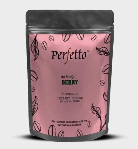 Perfetto Berry Flavoured Coffee Pouch